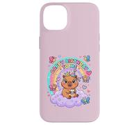 Custodia per iPhone 14 Plus Cute Baby Capybara Birthday Cappy Birthday to Me Girls