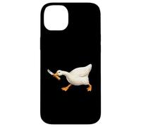 Custodia per iPhone 14 Plus Cute but Dangerous Duck with Knife Funny Silly Duck Meme