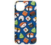 Custodia per iPhone 14 Plus Cute Kawaii Kids Womens Girls Cartoon Pattern Sushi Lover