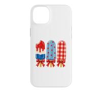 Custodia per iPhone 14 Plus Cute Kids 4 luglio Ice Cream Patriotic Ghiacciolo