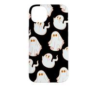 Custodia per iPhone 14 Plus Cute Spooky Ghost Pastel Goth Retro Groovy Halloween Black