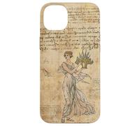 Custodia per iPhone 14 Plus Cute Vintage Wild Flower Motif Antique Fairycore Aesthetic