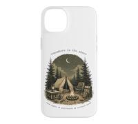 Custodia per iPhone 14 Plus Da qualche parte nel design della foresta lunare del falò