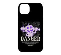 Custodia per iPhone 14 Plus Danger Jack-O-Lantern Retro Cartoon Halloween Zucca Geous