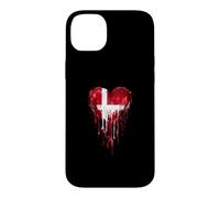 Custodia per iPhone 14 Plus Danimarca Cuore