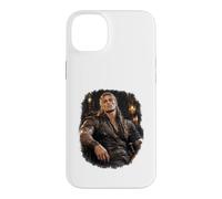 Custodia per iPhone 14 Plus Dark Fantasy Fae, guerriero, spada, romanticismo, pelle, corte
