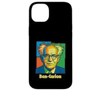 Custodia per iPhone 14 Plus David Ben Gurion Primo Primo Ministro di Israele Retro Cool