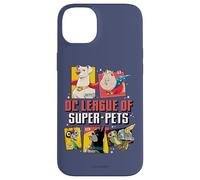 Custodia per iPhone 14 Plus DC League of Super-Pets Crypto, PB, Chip, Ace and Merton