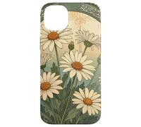 Custodia per iPhone 14 Plus Decorativo Daisy Bloom Art Nouveau Botanical
