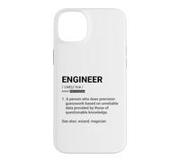 Custodia per iPhone 14 Plus Definizione Ingegnere Divertente Sarcastico STEM Nerd Scienza Matematica