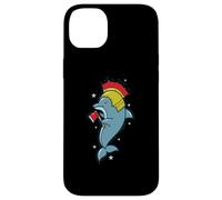 Custodia per iPhone 14 Plus Delfino con Crista e Casco Bush Knight