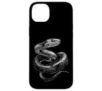 Custodia per iPhone 14 Plus Design con motivo serpente amante degli animali che disegna