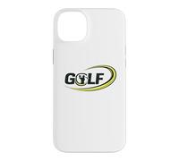 Custodia per iPhone 14 Plus Design della sagoma dell'altalena da golf | Fantastica grafica per golfisti