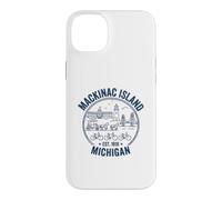 Custodia per iPhone 14 Plus Design di Mackinac Island, nel nord del Michigan
