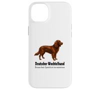 Custodia per iPhone 14 Plus Deutscher Wachtelhund Dog Bold Humor e Spaniel Sass
