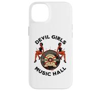 Custodia per iPhone 14 Plus Devil PinUp Girl 1950's Rock Roll Rockabilly Uomo Donna