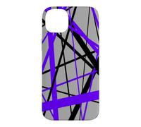 Custodia per iPhone 14 Plus Diagonal Dynamics Lilla-Viola e Nero