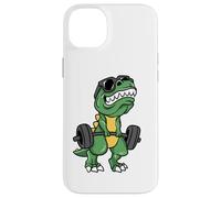 Custodia per iPhone 14 Plus Dinosauro T-Rex Short Arms Funny Weightlifting Dino T Rex