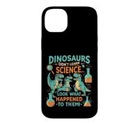 Custodia per iPhone 14 Plus Dinosaurs Didn’t Learn Science Funny STEM T-Rex
