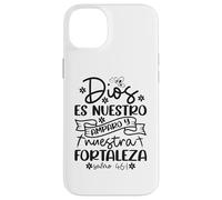 Custodia per iPhone 14 Plus Dios es nuestro amparo y fortaleza