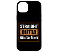 Custodia per iPhone 14 Plus Direttamente fuori Winston-Salem North Carolina USA Retro Humor