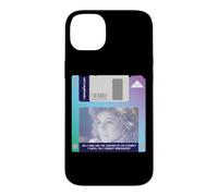 Custodia per iPhone 14 Plus Disco floppy retrò The Terminator Sarah Connor