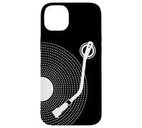 Custodia per iPhone 14 Plus Disco in vinile divertente, design retrò, platino DJ, pop