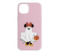 Custodia per iPhone 14 Plus Disney Halloween Minnie Mouse Ghost Costume Trick-or-Treat