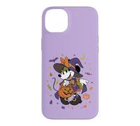 Custodia per iPhone 14 Plus Disney Minnie Mouse Halloween Witch Trick-or-Treat Icons