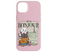 Custodia per iPhone 14 Plus Disney The Aristocats Marie Toulouse & Berlioz Bonjour