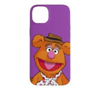 Custodia per iPhone 14 Plus Disney The Muppets Fozzie Bear Big Face Purple