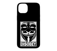 Custodia per iPhone 14 Plus Disobbedisci alla rivoluzione anonima per le persone anti-corrotte