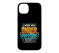 Custodia per iPhone 14 Plus Dive Flag I Work Well Under Pressure Divertente Diving