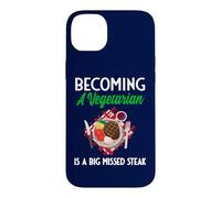 Custodia per iPhone 14 Plus Diventare vegetariano è una bistecca mancata