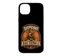 Custodia per iPhone 14 Plus Divertente borsa per gli amanti dei cani con merenda del dipartimento increspato