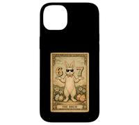 Custodia per iPhone 14 Plus Divertente carta dei tarocchi pasquali Bunny Rabbit Bruh 67 Six Seven Meme