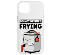 Custodia per iPhone 14 Plus Divertente costume da friggitrice ad aria non disturbare