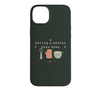 Custodia per iPhone 14 Plus Divertente cottura mentale Bake Down Baking Pun