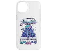 Custodia per iPhone 14 Plus Divertente creatura del mare dell'oceano amante delle meduse