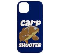 Custodia per iPhone 14 Plus Divertente Fish Hunter Carp Shooter Citazione Pesce D'acqua Dolce Fisher