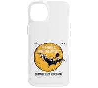 Custodia per iPhone 14 Plus Divertente Halloween Pickleball La mia pagaia potrebbe essere maledetta
