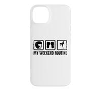 Custodia per iPhone 14 Plus Divertente Kickboxer Weekend Kickboxer Muay Thai