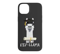 Custodia per iPhone 14 Plus Divertente laurea per lui e lei ha ottenuto il mio lama Dip-Llama
