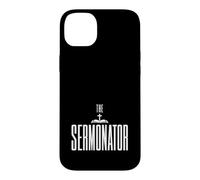 Custodia per iPhone 14 Plus Divertente pastore predicatore ministero cristiano il sermonatore