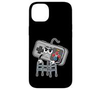 Custodia per iPhone 14 Plus Divertente Retro Gamer Controller Angry Retro Gaming Design