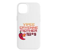 Custodia per iPhone 14 Plus Divertente Yipee Cayenne Madre Sarcastico Peperoncino Kiyay Edgy