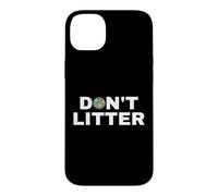 Custodia per iPhone 14 Plus Don't Litter Anti-Littering Earth Day Ecologico