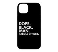 Custodia per iPhone 14 Plus Dope Black Man, agente per la libertà vigilata, Afro-American Pride