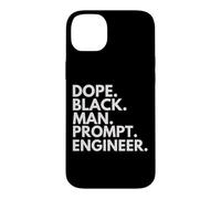 Custodia per iPhone 14 Plus Dope Black Man Prompt Ingegnere Afroamericano Orgoglio