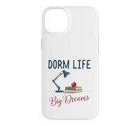 Custodia per iPhone 14 Plus Dorm Life Big Dreams Desk Lamp College Student Motivation